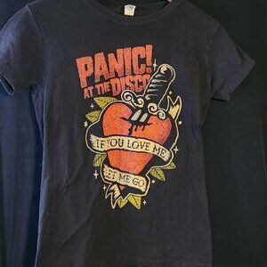 Panic At The Disco If You Love Me Let Me Go T Shirt.  Black Unisex  Adult Large